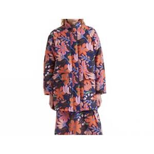 NEW COMPANIA FANTASTICA tigerlily print coat in multi